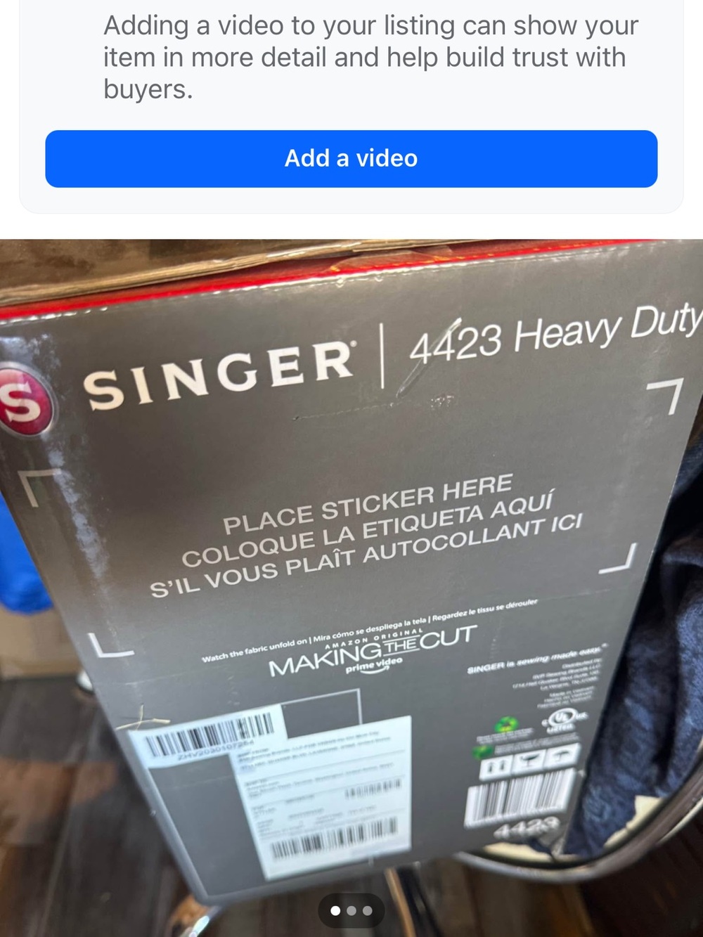 Singer 443 Heavy Duty Sewing Machine - Gray - Picture 4 of 4